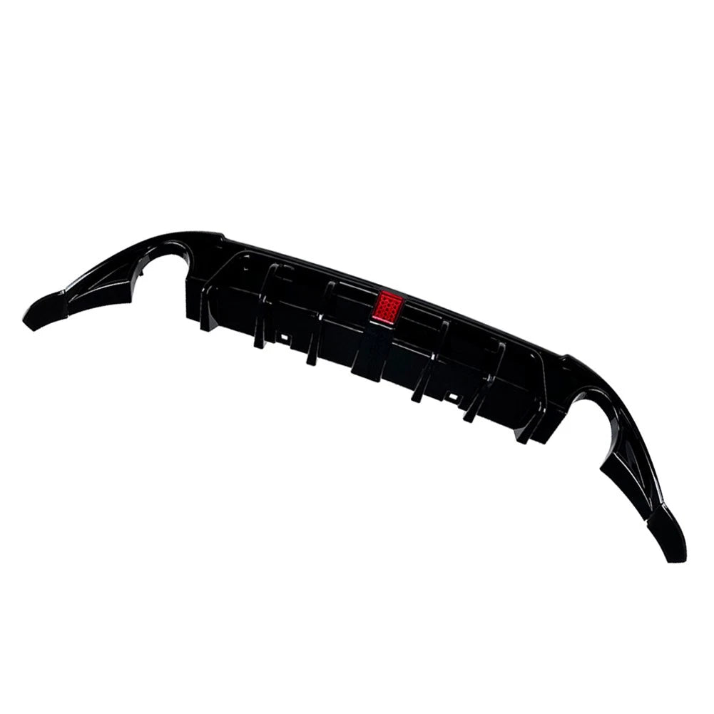 Glossy Black Rear Bumper Protector Spoiler Lip For VW Golf 7 Standard GTD 14-17