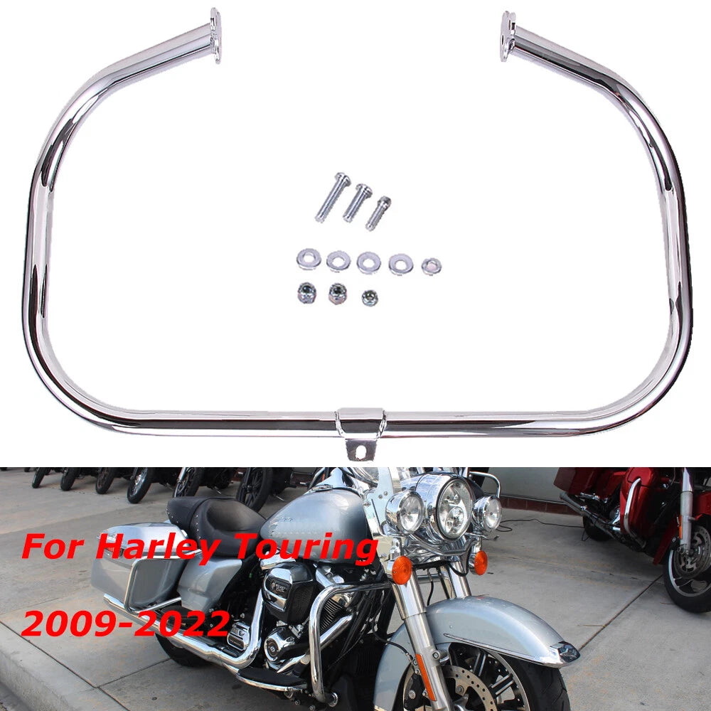 Engine Highway Crash Guard Bar For Harley Touring Road Street Glide CVO 09-2023