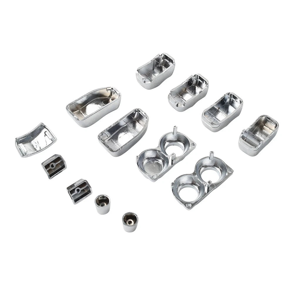 Hand Control Switch Housing Button Cap Chrome For Harley Road Electra Tri Glide