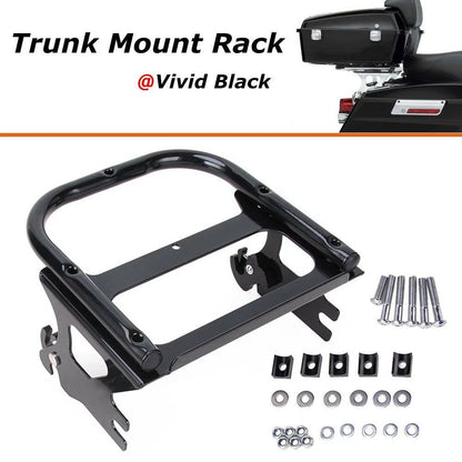 Fit For 97-08 Harley Detachable Two-Up Tour Pack Mount Luggage Rack + Docking US