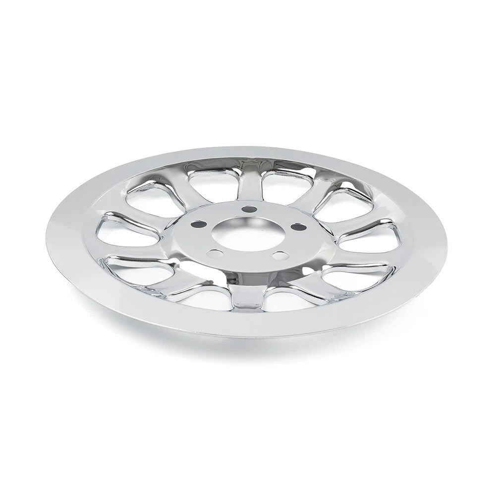 Outer Rear Pulley Cover Insert For Harley Softail Fat Boy FLST FXST Chrome Motor