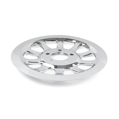 Outer Rear Pulley Cover Insert For Harley Softail Fat Boy FLST FXST Chrome Motor