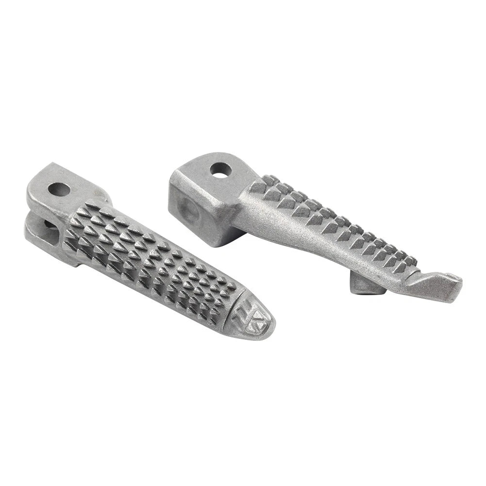 Front Driver Foot Pegs FootrestsPedals For Kawasaki Ninja 400 18-24 Z400 19-24