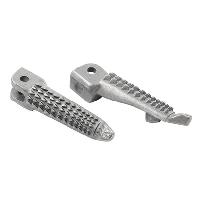 Front Driver Foot Pegs FootrestsPedals For Kawasaki Ninja 400 18-24 Z400 19-24