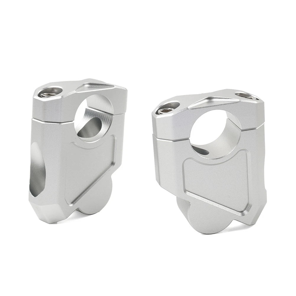 Motorcycle 28mm 1 1/8 Handlebar Mount Clamp Riser For Honda Suzuki Kawasaki US
