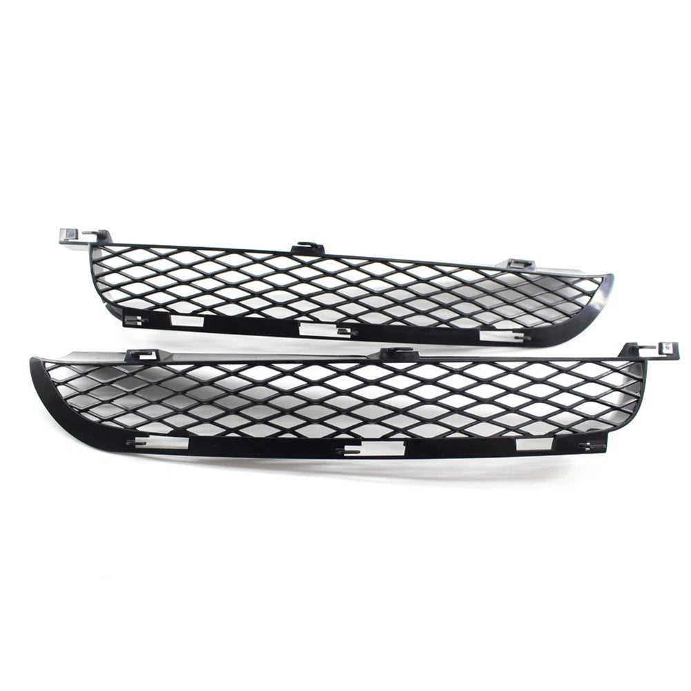 1 Pair Front Grille Upper Bumper Mesh Grill For BMW X5 E53 2003-2006