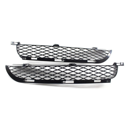 1 Pair Front Grille Upper Bumper Mesh Grill For BMW X5 E53 2003-2006