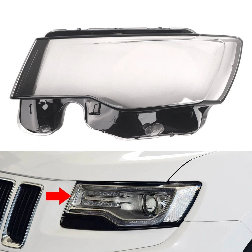 Headlight Headlamp Lens Cover Left Side For Jeep Grand Cherokee 2014-2019