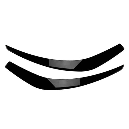 Glossy Black Front Air Vent Spoiler For Benz CLA Class C117 Prefacelift 13-16