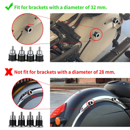 Backrest Spool Mounting Kit &Quick Release For Indian 16-24 Chieftain Dark Horse