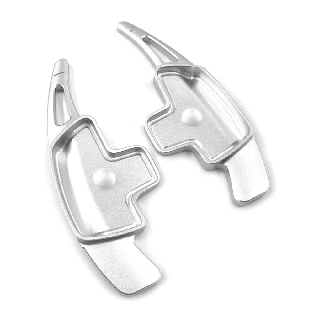 Steering Wheel Paddle Shifter Extension Silver for Mercedes-Benz A B C E CLA GLC