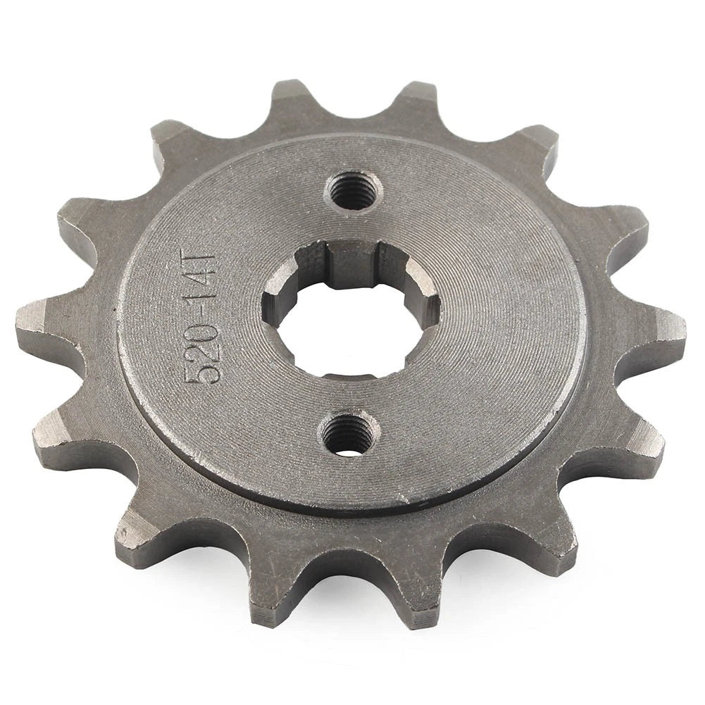 Chain Front Sprocket Cog Fit 125cc-250cc Dirt Pit Bike ATV Go Kart 520-14T 20MM