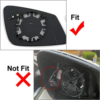 US Left Side Mirror Rearview Mirror Glass For BMW F01 F10 F06 F20 F21 F30 F48