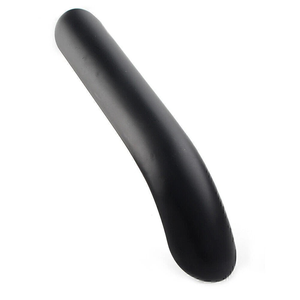 Curved Black Exhaust Muffler Pipe Heat Shield Cover Steel Heel Guard For Harley