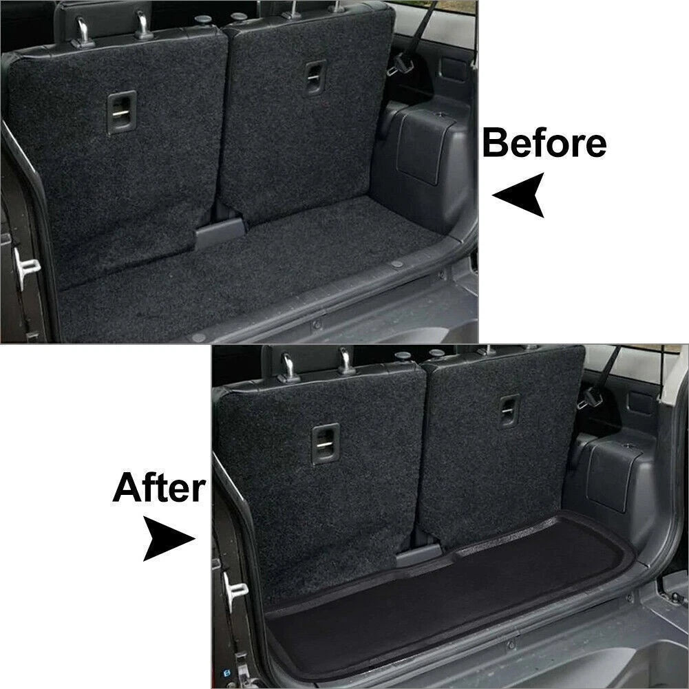 Rear Boot Cargo Liner Trunk Floor Mat Carpets Tray Black For SUZUKI JIMNY 98-16