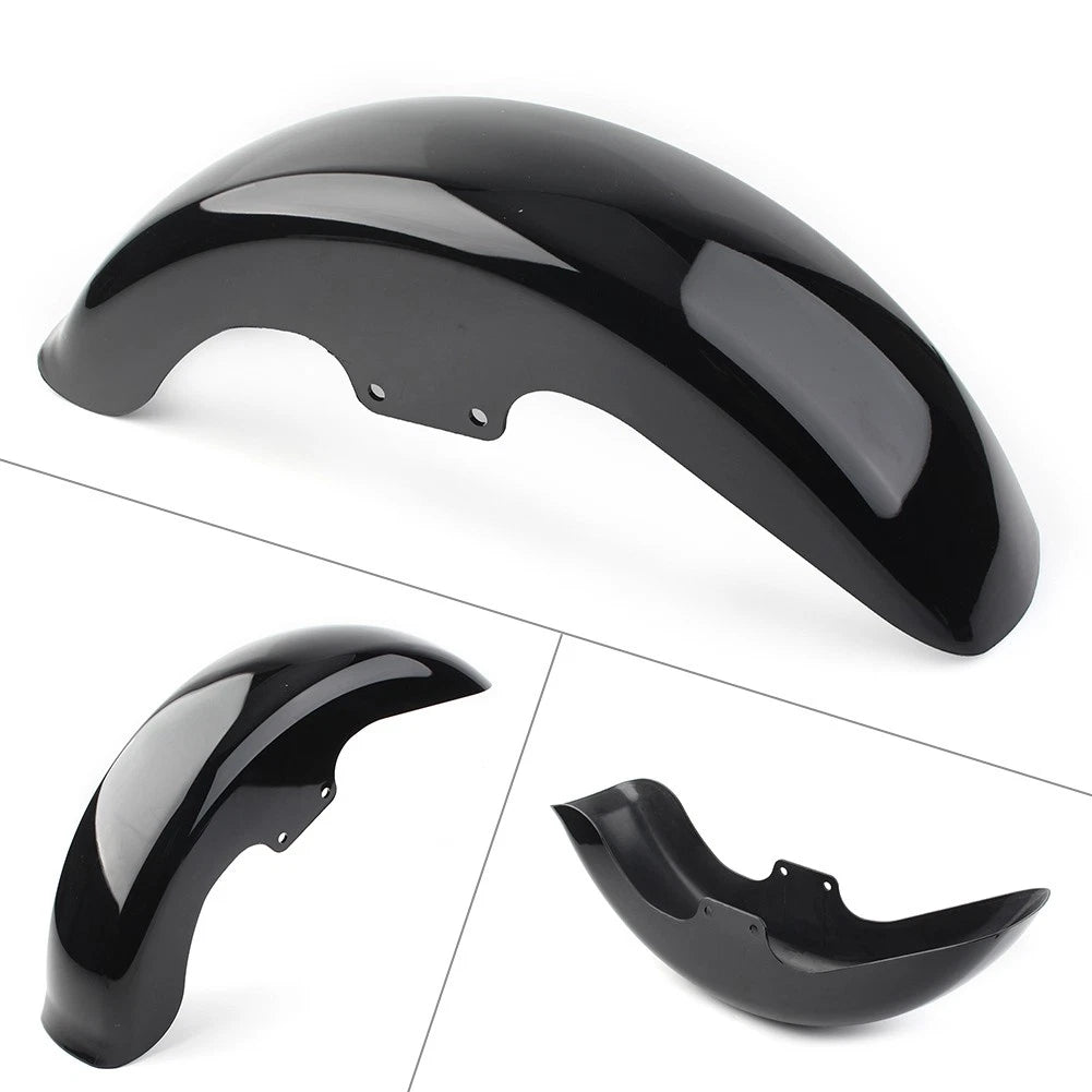 US ABS Front Fender Mudguard Splash Cover Fit For Harley Softail Fatboy 2006-17