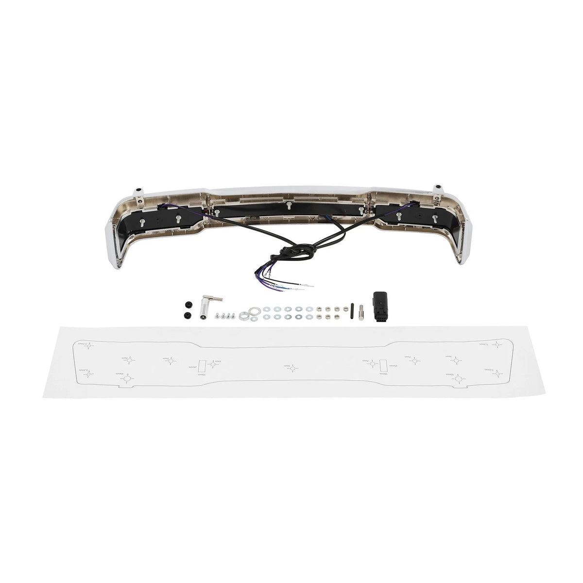 LED Tail Brake Light Trunk Classic King Tour Pack For Harley Touring models97-08