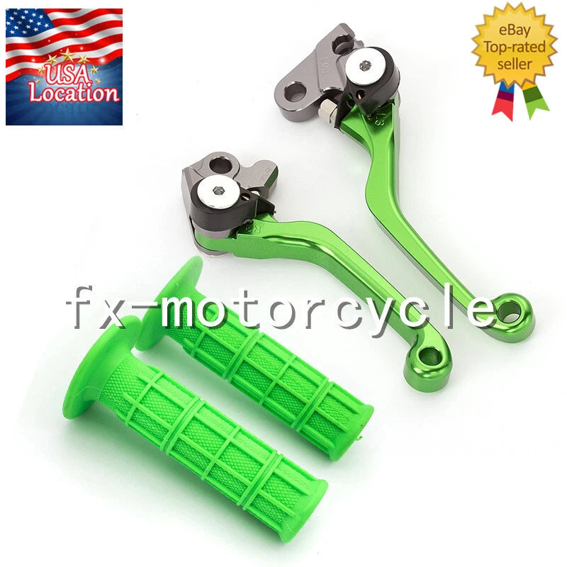 For Kawasaki KLX150S 2009-2013 KLX150L 2014-2024 FXCNC Brake Clutch Levers Grips