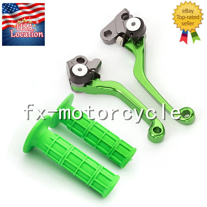 For Kawasaki KLX150S 2009-2013 KLX150L 2014-2024 FXCNC Brake Clutch Levers Grips