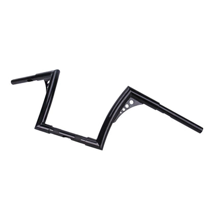 10" Rise 1 1/4" Handlebar Ape Hanger Bar For Harley Touring Softail Sportster XL