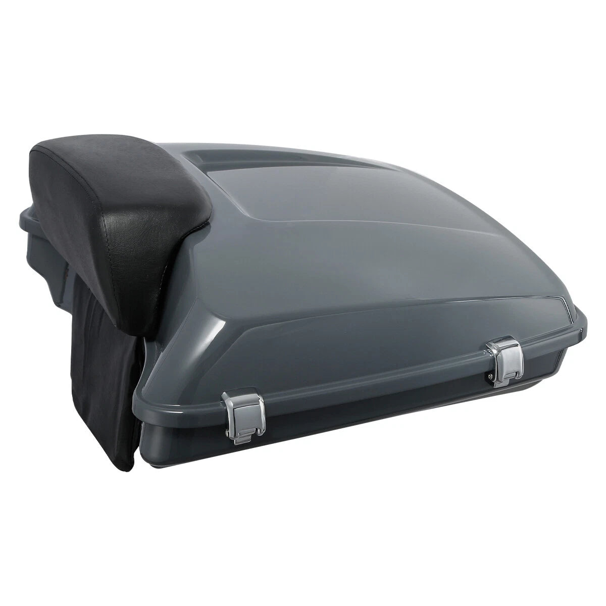 Razor Trunk Backrest Black Rack Fit For Harley Touring Glide 97-08