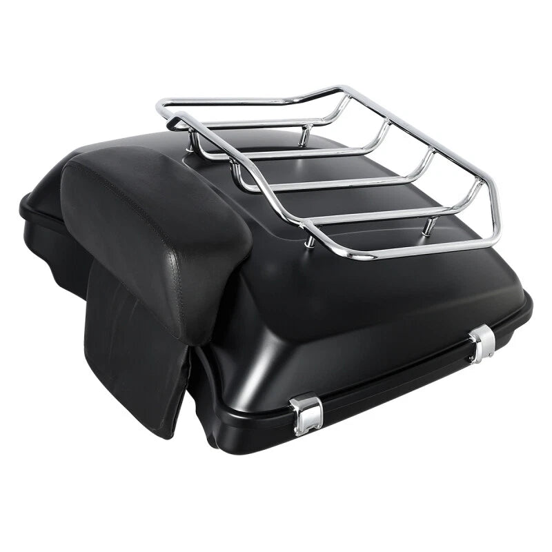 Matte Trunk Backrest Mount Rack Fit For Harley Electra Road Glide King 14-25 US