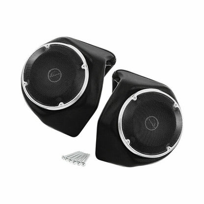 King Trunk &Speakers Fit For Harley Touring Street Road Glide King 2014-Up Black