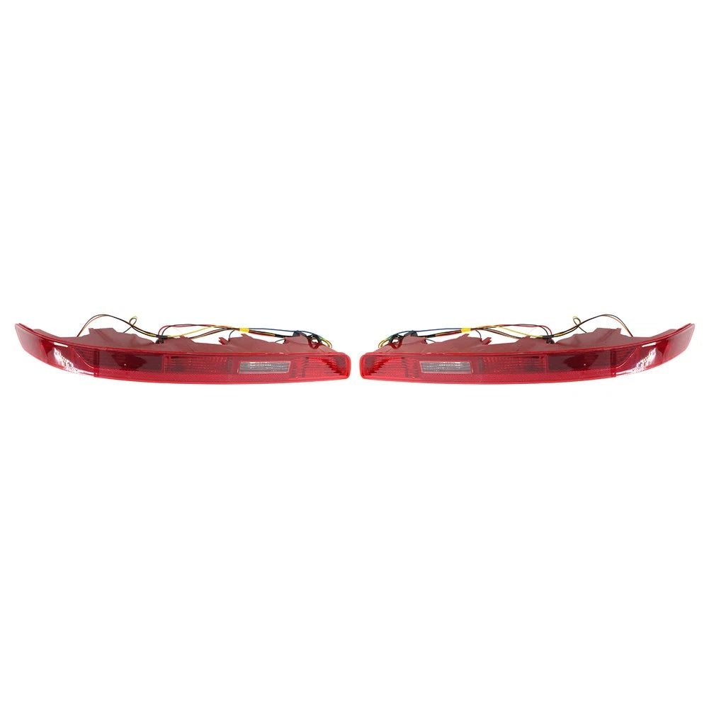 1 Pair Rear Bumper Reflector Tail Light Lamp For Audi Q7 2006-2015 Left & Right