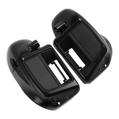 Lower Vented Fairing + 6.5"Speaker Box Pod Fit For Harley Touring Glide FL 14-24