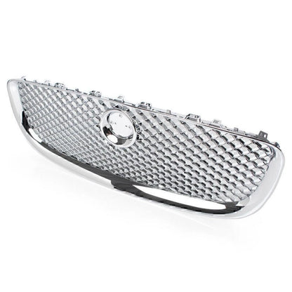 1 Pcs  ABS Chrome Front Upper Car Grille Mesh Grill Fit Jaguar XJ 2010-2015
