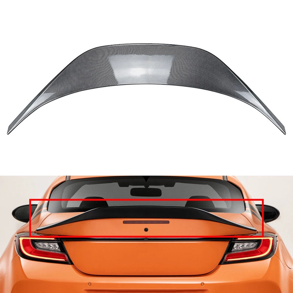Carbon Look Tail Wing Rear Trunk Spoiler For Toyota GR 86 For Subaru BRZ 2022-24