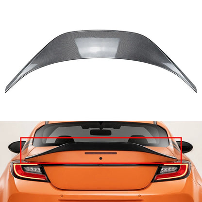 Carbon Look Tail Wing Rear Trunk Spoiler For Toyota GR 86 For Subaru BRZ 2022-24