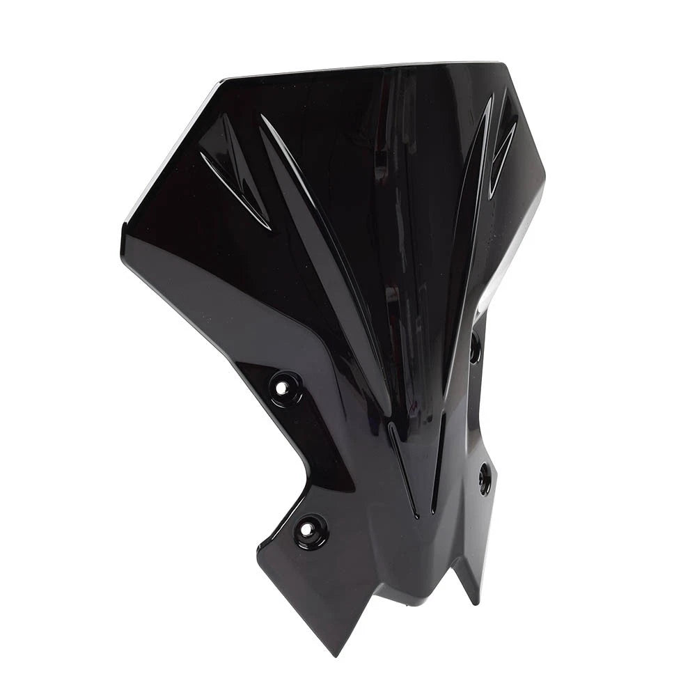Glossy Black Windscreen Windshield Visor Deflector For Kawasaki Z900 2020-2024