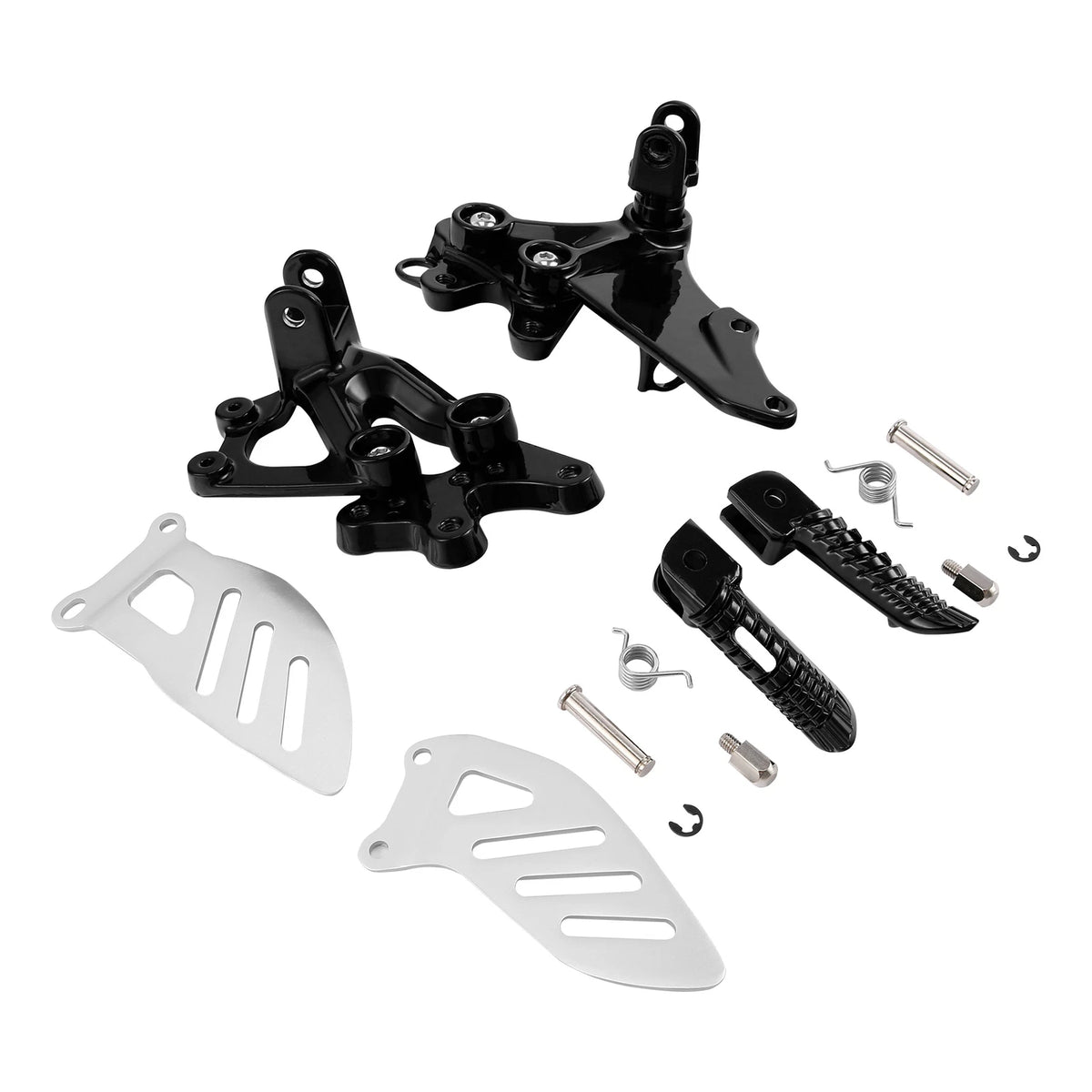 Front Driver Footrest Footpegs Bracket Fit For SUZUKI GSXR600 GSXR750 2006-2010