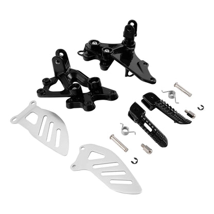 Front Driver Footrest Footpegs Bracket Fit For SUZUKI GSXR600 GSXR750 2006-2010