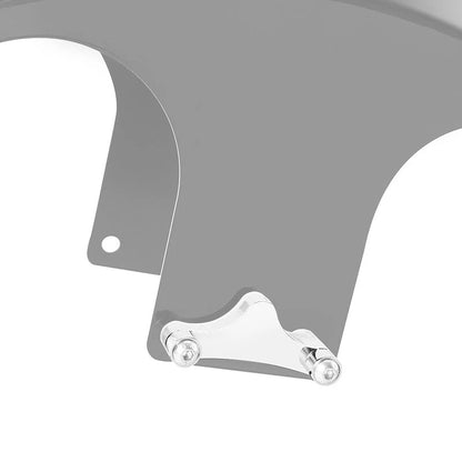 Painted 21" Wheel Front Fender & Spacers Kit Fit For Harley Road Glide 2000-2013