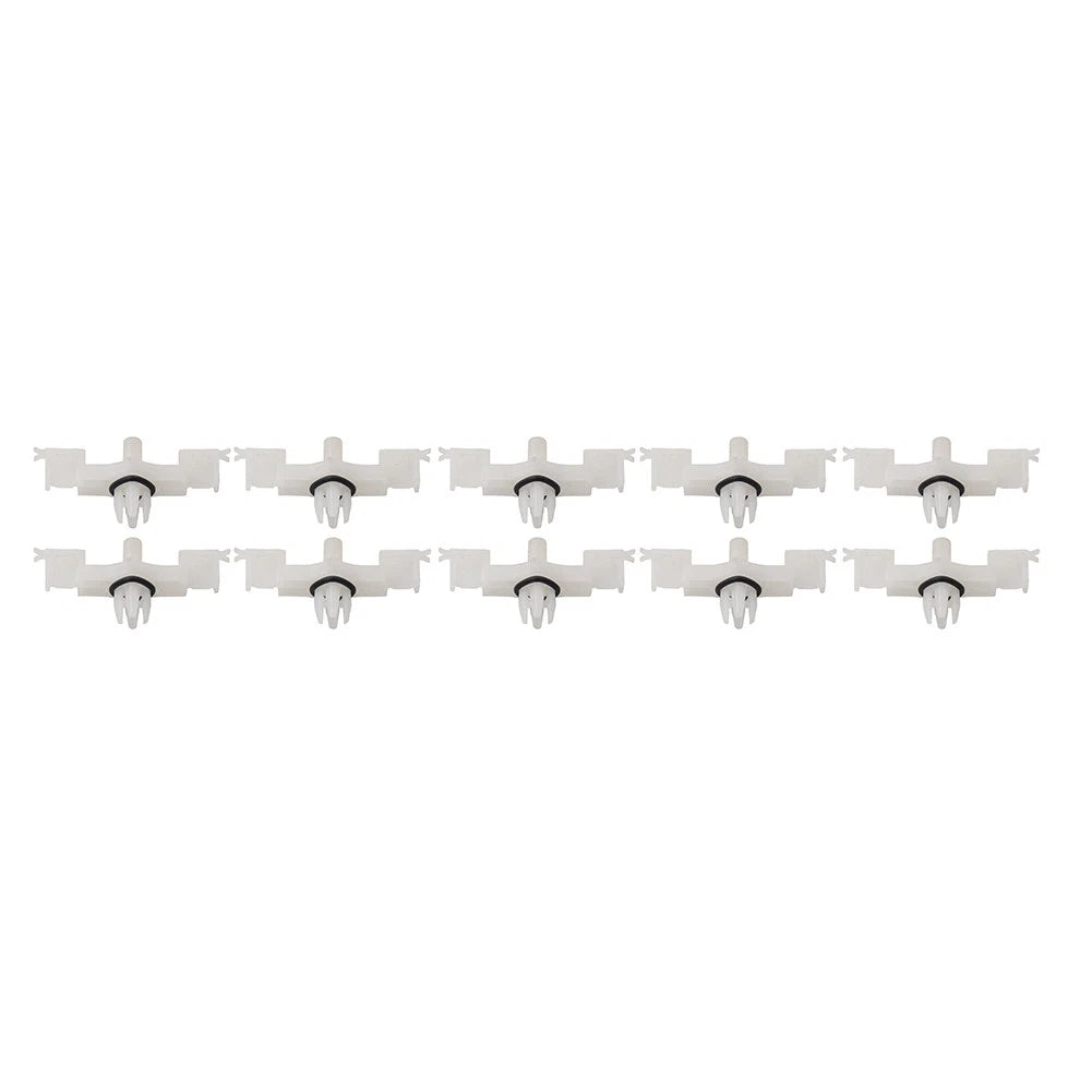10x Door Sill Rail Scuff Plate Trim Clips Kit For Porsche Cayenne 03-06 08-10