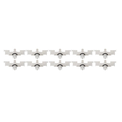 10x Door Sill Rail Scuff Plate Trim Clips Kit For Porsche Cayenne 03-06 08-10
