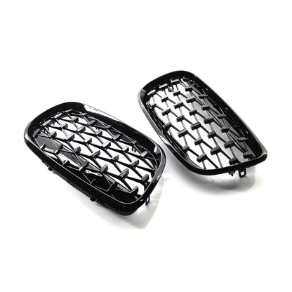 Front Bumper Kidney Grill Diamond Grille For BMW X5 E70 X6 E71