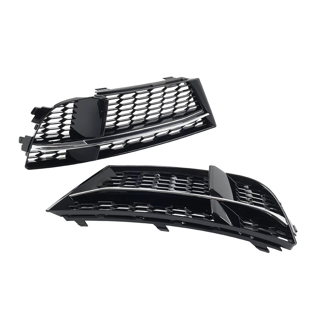 Front Bumper Fog Light Cover Honeycomb Grille For Audi A3 2016-2020