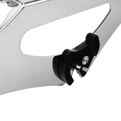 Two Up Chrome Pack Luggage Rack Fit For Harley Touring Road Glide 14-Up 19