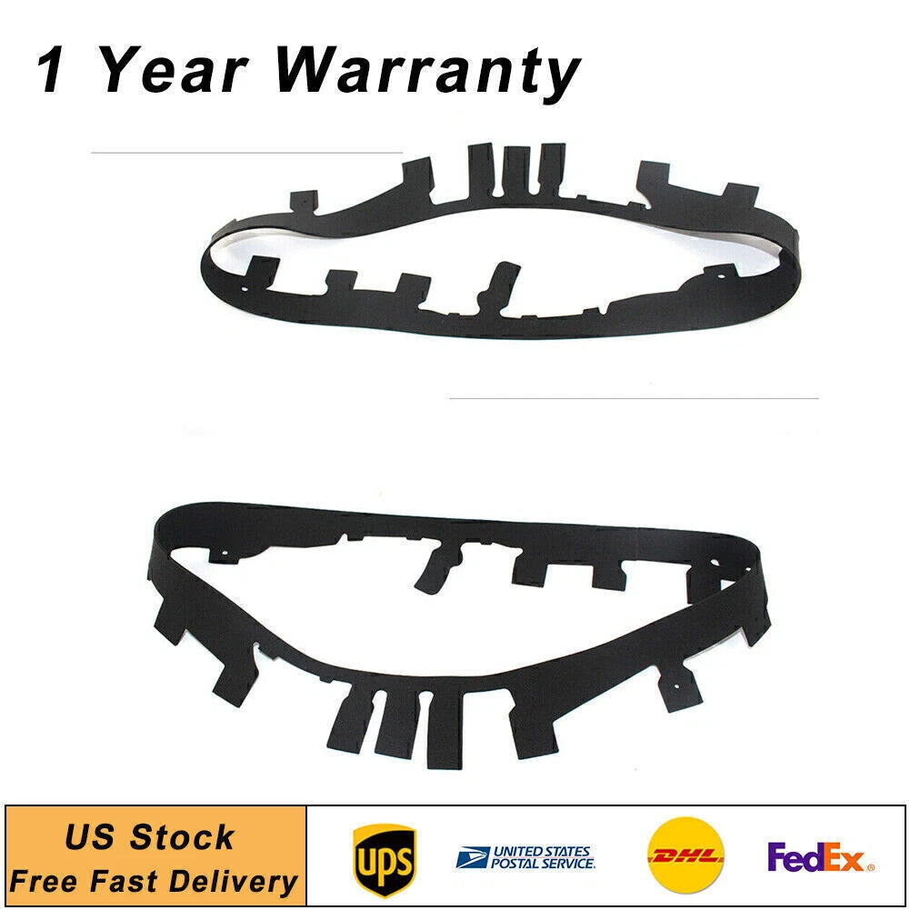 Pair Headlight Lens Trim Gaskets Replacement Left & Right for Corvette C6 05-13