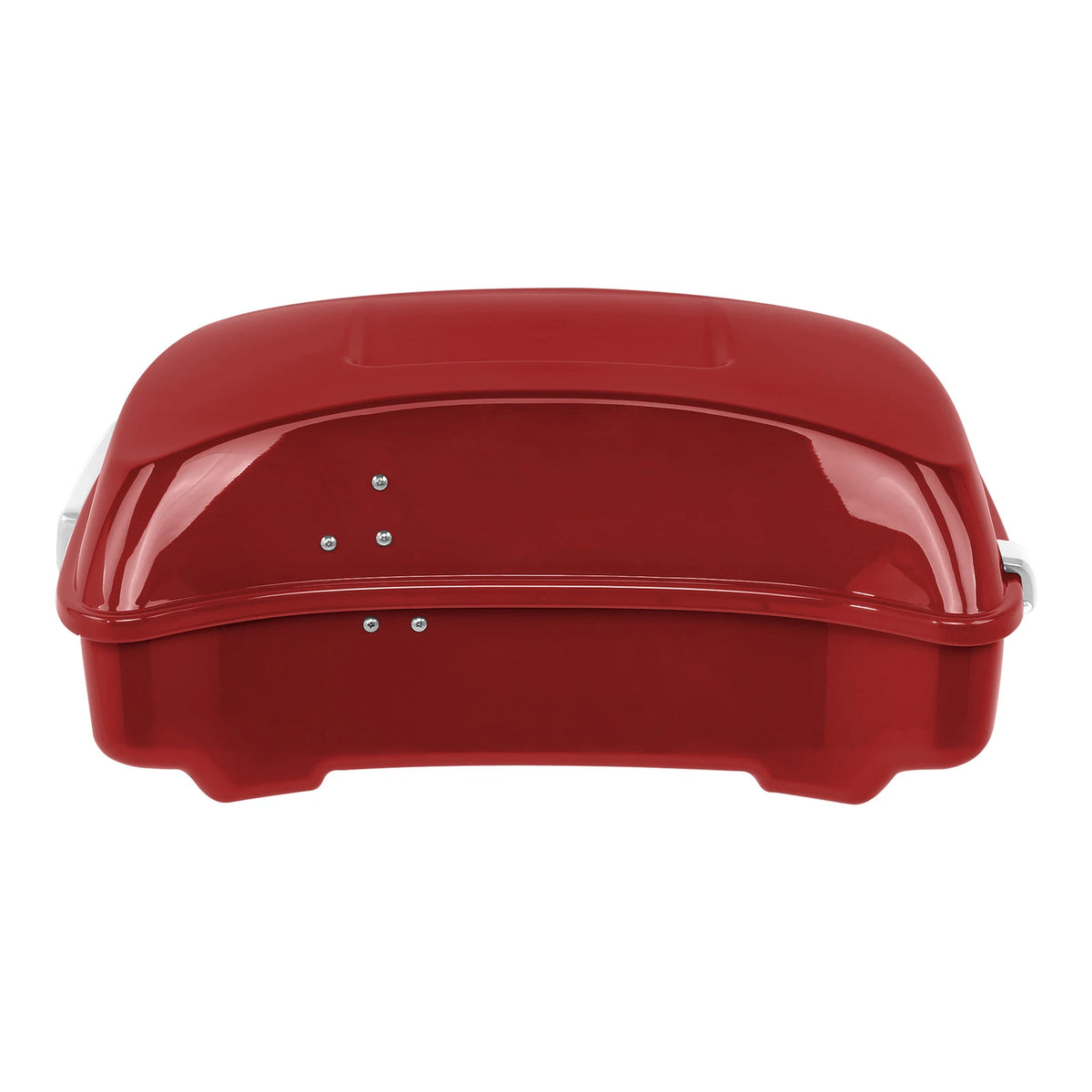 Chopped Trunk Pad Rack Fit For Harley Touring 14-25 Wicked Red Glossy
