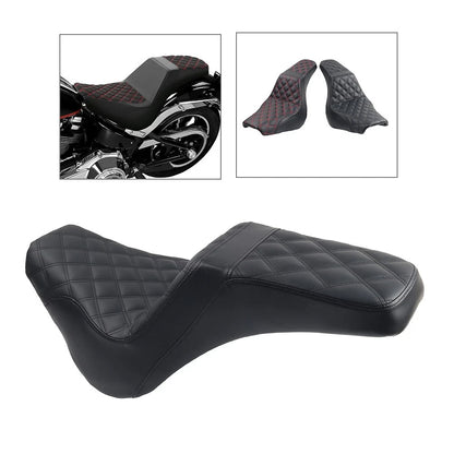 One Piece Driver Passenger Seat For Harley Softail Street Bob FXBB 2018-2023