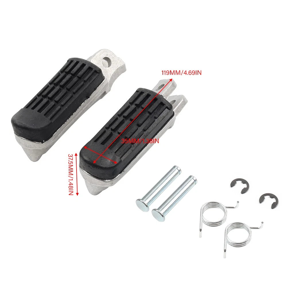 Front Foot Pegs Footrest Adapters For Honda CB400F CB600F Hornet CB500 CB750