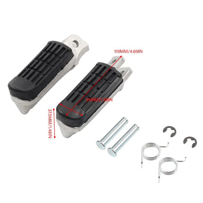 Front Foot Pegs Footrest Adapters For Honda CB400F CB600F Hornet CB500 CB750