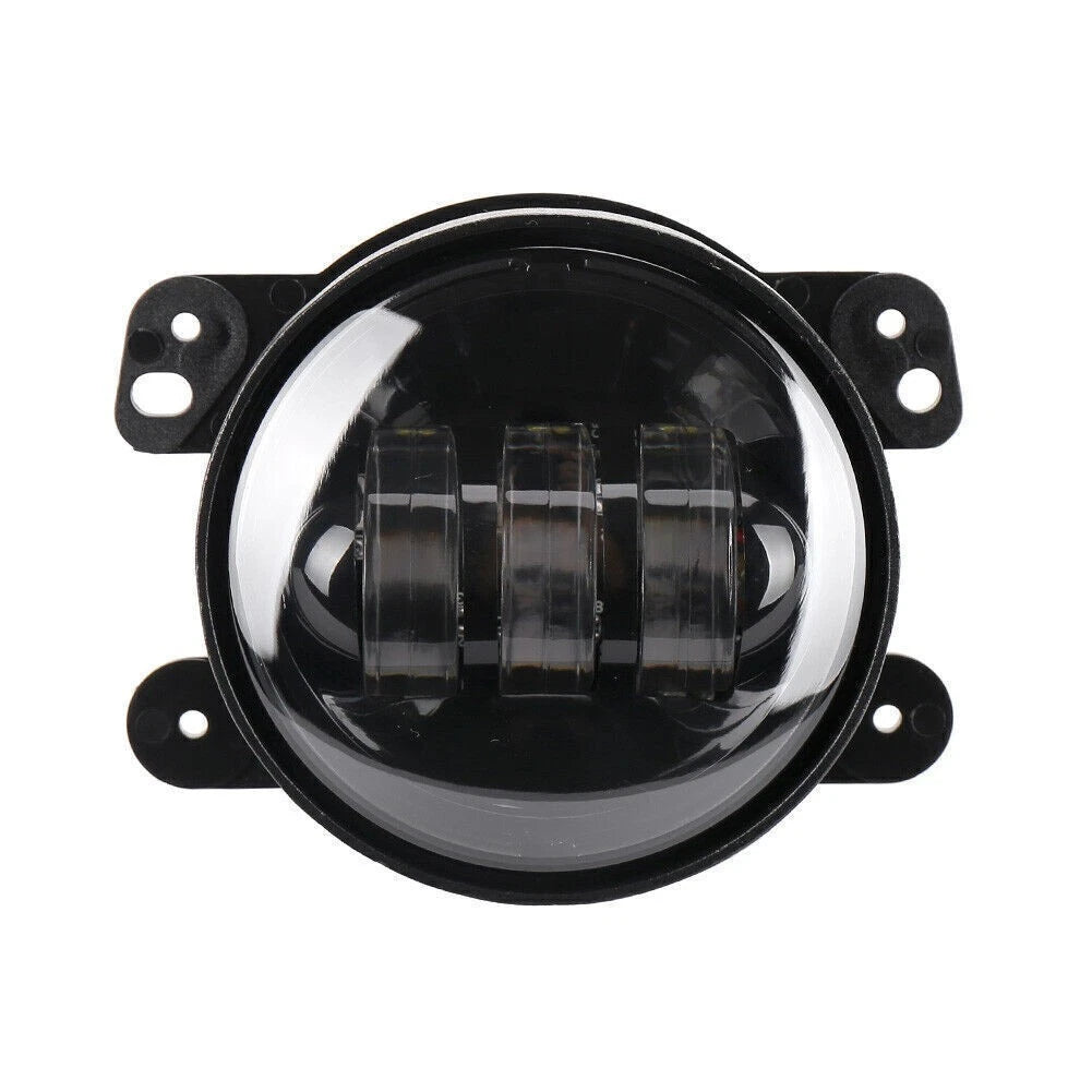 4" 30W LED Round Fog Light Driving White Lamp fit Jeep Wrangler Dodge Charger