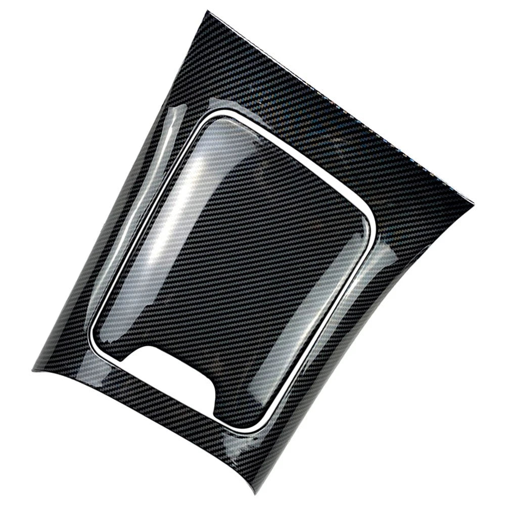 ABS Central Console Gear Shift Panel Trim For for Benz C-Class W206 Carbon Fiber