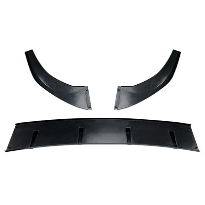 3xFront Splitter Spoiler Lip Body Kit For VW Golf MK8 GTD GTE R-Line 20+