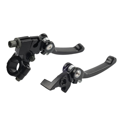 Brake Clutch Levers Black For Dirt Bike 50cc 125cc 22mm 7/8 Inch Handlebar